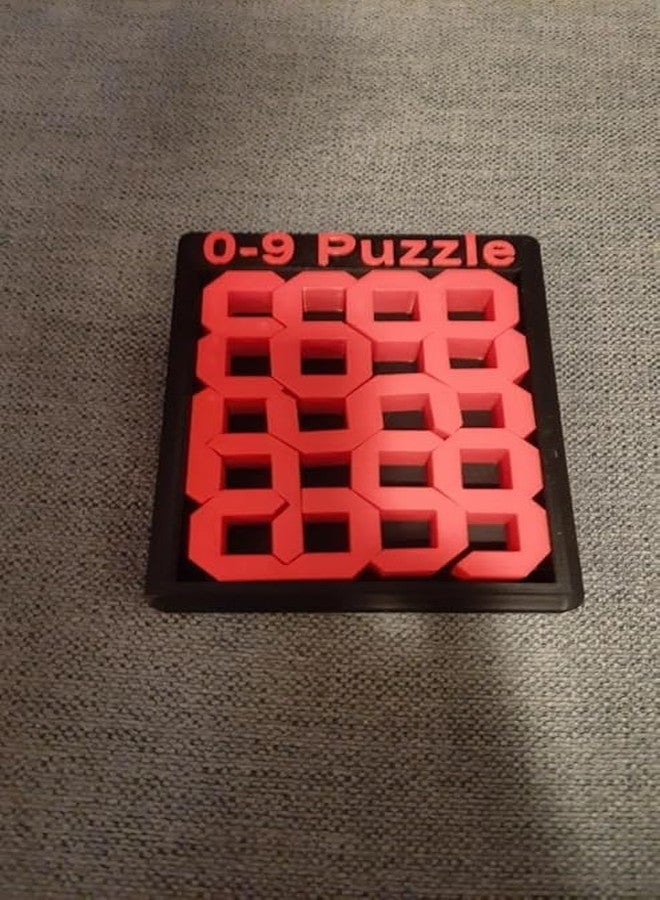 3D CRAFT Printed Number Set with Display Case, 0-9 Puzzle Digits, Multicolor, Includes 0-9 Puzzle Frame - Image 4